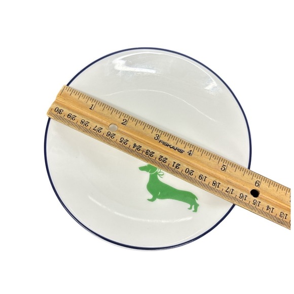 Kate Spade Wickford Dachshund Tidbit Dessert Plate 5.75" Lenox Mug 4" EUC Set - Picture 4 of 11